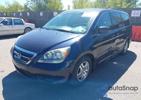 2007 Honda Odyssey Ex-L z USA, uszkodzony, nr VIN 5FNRL38797B132185